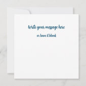 私の顔を写真に載せて、牛の誕生日パーティー カード (裏面)