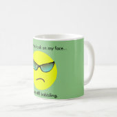 私の顔を見て… コーヒーマグカップ (正面右)