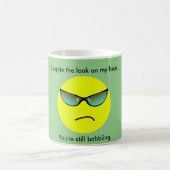 私の顔を見て… コーヒーマグカップ (中央)