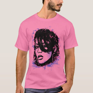 私の顔を離れて右の私たたかれる Tシャツ