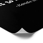 私の顔カマラハリス2024引用文2 ポスター (角)