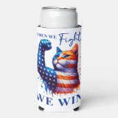 私の顔キャットレディーカマラUSAにそれを言う スリム缶クーラー (Seltzer正面)