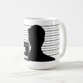 私の顔写真 コーヒーマグカップ (正面右)