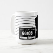 私の顔写真 コーヒーマグカップ (正面左)