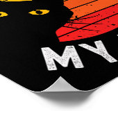 私の顔猫にカマラと言って ポスター (角)