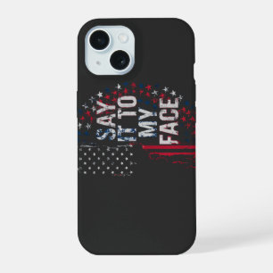 私の顔Kamala Harris 2024キャンペーンにそれを言う iPhone 15ケース