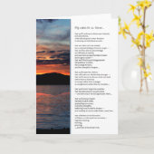 私の願いは永遠に……記念日 カード (黄色い花)