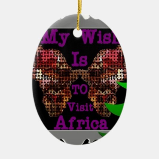 私の願い セラミックオーナメント (正面)