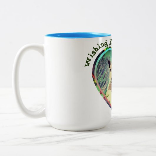 私の願い ツートーンマグカップ (左)