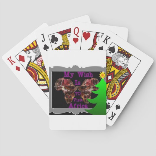 私の願い トランプ (裏面)