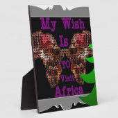 私の願い フォトプラーク (側面)