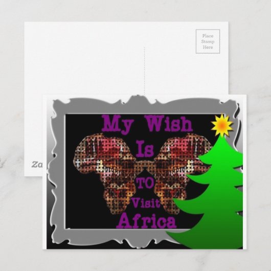 私の願い ポストカード (正面/裏面)