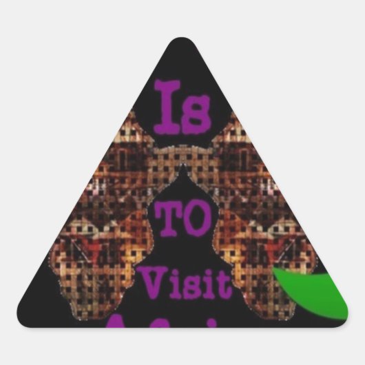 私の願い 三角形シール (正面)