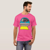 私の飛んでいるキノコUfo Tシャツ (正面フル)