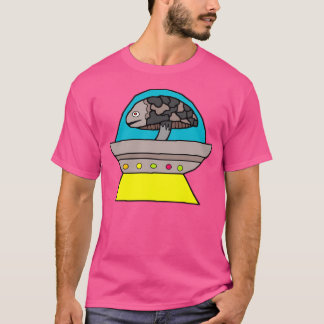 私の飛んでいるキノコUfo Tシャツ