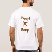 私の飛行機 Tシャツ (裏面)