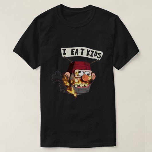 私の食べ子供重力滝ステッカー.png tシャツ (デザイン正面)