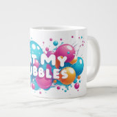 私の食べ泡がマグカップ ジャンボコーヒーマグカップ (正面右)