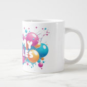 私の食べ泡がマグカップ ジャンボコーヒーマグカップ (右)