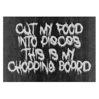 私の食べ物を細かく切る カッティングボード