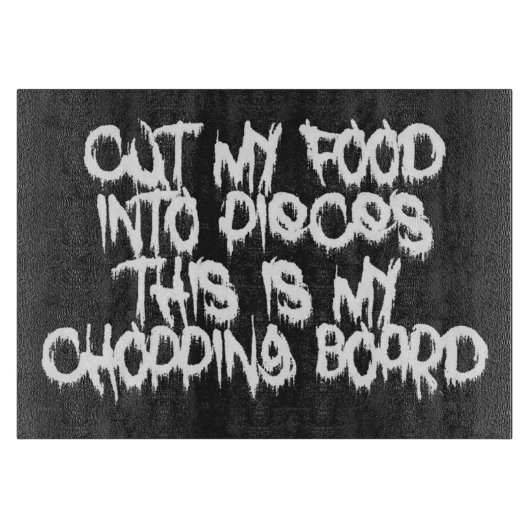 私の食べ物を細かく切る カッティングボード (正面)