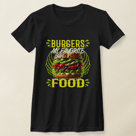 私の食べ物を食べお気に入りのる Tシャツ (レイダウン)