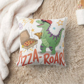 私の食べ食べ物ピザ クッション (ブランケット)