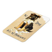 私の食べGSD宿題 マグネット (左側)