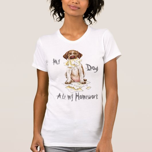 私の食べGWP宿題Tシャツ Tシャツ (正面)