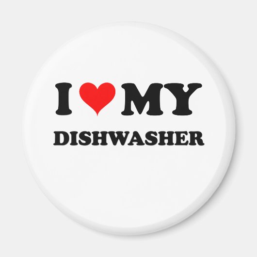 私の食洗機 マグネット (正面)