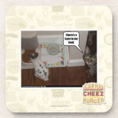 私の食糧にノウサギがあります コースター (正面)