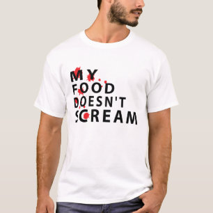 私の食糧は叫びません Tシャツ