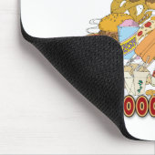 私の食糧ピラミッドの~のジャンクフードの軽食 マウスパッド (コーナー)