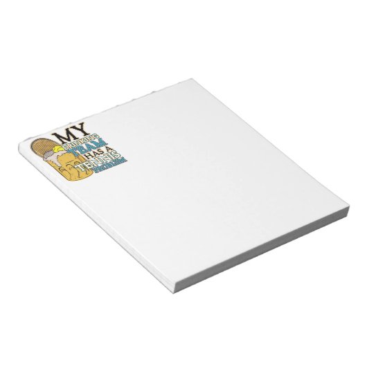 私の飲み会はテニスの問題がある ノートパッド (アングル)