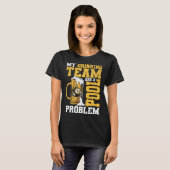 私の飲み会はプール問題のビリヤードを持っている Tシャツ (正面フル)
