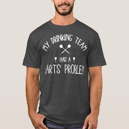 私の飲み会は最悪の問題がある Tシャツ (正面)