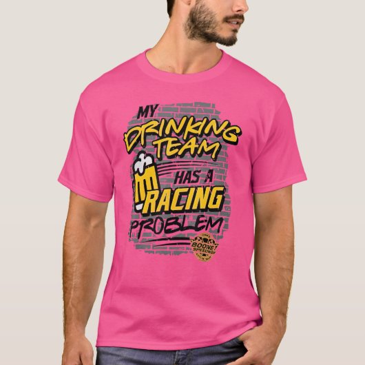 私の飲み会は競争の問題がある Tシャツ (正面)