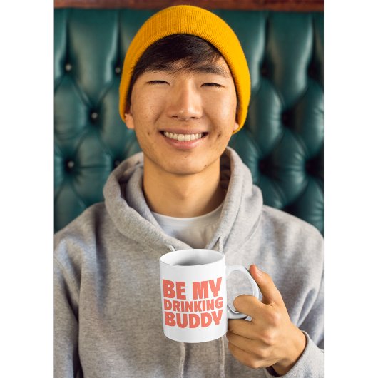 私の飲み友達のおもしろいとコーヒはっきりしたーマグ コーヒーマグカップ