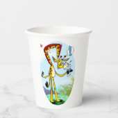 私の飲み物のキンクJeff Willis Artによるキリン 紙コップ (正面)