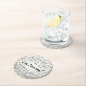 "私の飲み物"の結婚披露宴の銀取らないで下さい ペーパーコースター (インサイチュ)