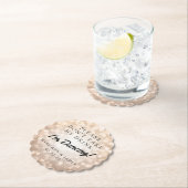 "私の飲み物"の結婚披露宴の銅取らないで下さい ペーパーコースター (インサイチュ)