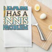 私の飲むチームにテニス問題があります キッチンタオル (四つ折り)