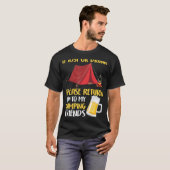 私の飲キャンピングフレンズカンピンに戻って下さい Tシャツ (正面フル)