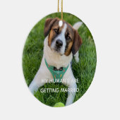 私の飼い主たちは結婚する 婚約写真 セラミックオーナメント (右)