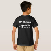 私の飼い主は承認済み Tシャツ (裏面フル)