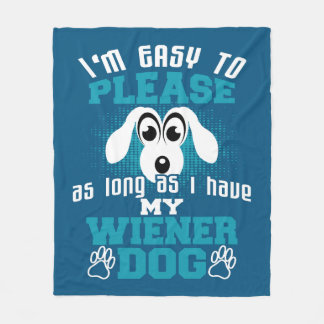 私の飼い犬がいる限り喜ばせる簡単 フリースブランケット