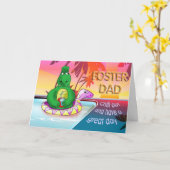 私の養育関係のパパへのハッピーバースデー カード (黄色い花)