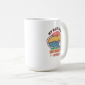 私の首の後ろの不安発作 コーヒーマグカップ (正面右)