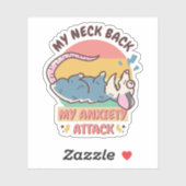 私の首の後ろの不安発作 シール (シート)