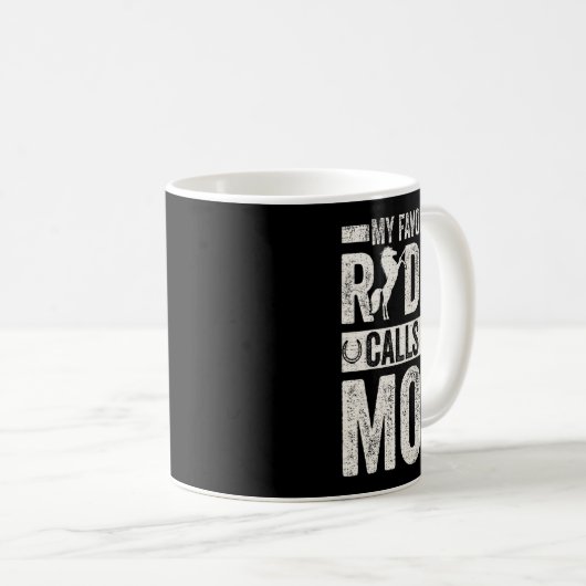 私の馬お気に入りの乗り手は私をMom Horsebaと呼んおもしろいだ コーヒーマグカップ (正面右)